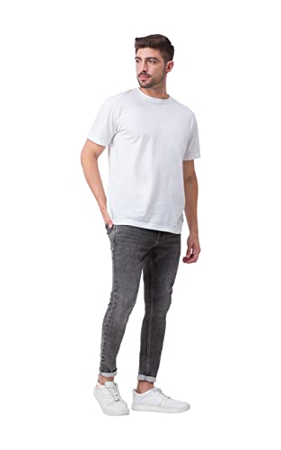 Image of Spykar Men's Kano Slim Fit Mid-Rise Jeans (Ankle Length)