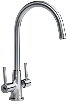 Bristan MZ SNK EF BN Monza Easyfit Kitchen Sink Mixer Tap with Swivel Spout, Brushed Nickel