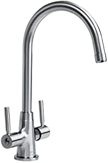 Bristan MZ SNK EF BN Monza Easyfit Kitchen Sink Mixer Tap with Swivel Spout, Brushed Nickel