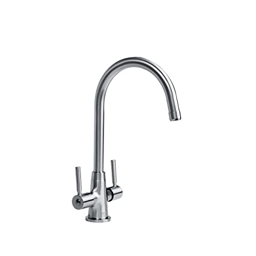 Bristan MZ SNK EF BN Monza Easyfit Kitchen Sink Mixer Tap with Swivel Spout, Brushed Nickel