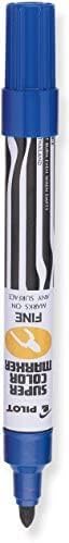 PILOT Super Color Permanent Marker Refill Ink, Blue Ink, 1 Ounce Bottle with Dropper (43600) image 5