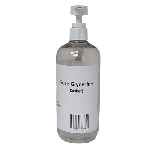 Nature's Will Pure Glycerine/Glycerin USP, FCC Grade For Cosmetic, Natural Moisturizer & Cleanser for Skin, Hair, Crafts, Soap Base Oil - Kosher, Halal Certified 16 FL OZ