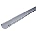 Produktbild INEFA Dachrinne Kunststoff halbrund 200cm NW 100, Grau, Regenrinnen PVC, einfache Steckmontage, Made in Germany