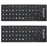 MOSISO English Keyboard Stickers for Laptop Desktop Keyboards