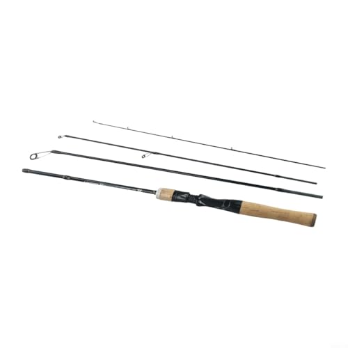 HEIBTENY 1,8 m de fibra de carbono multipieza caña de cebo portátil UL Pass Spinner Casting caña de pescar UL personalización de la caña es ligeramente suave (mango spinner)