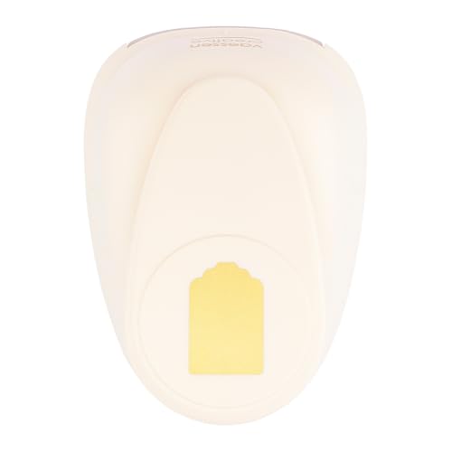 Vaessen Creative Craft Paper Punch - Label - 3,8 x 5,7 cm - Circle Cutter for Crafting and Card Making