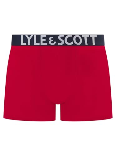 Calzoncillos tipo bóxer para hombre Lyle & Scott Daniel, pack de 3 prendas interiores cómodas 2