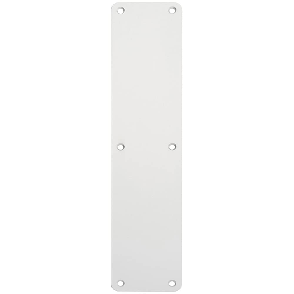 Plain Door Finger Plate 350 X 75Mm Satin Anodised Aluminium Push Plate 5056492563764