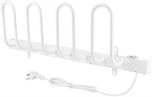 Secador de zapatos eléctrico blanco de pared miniatura 1