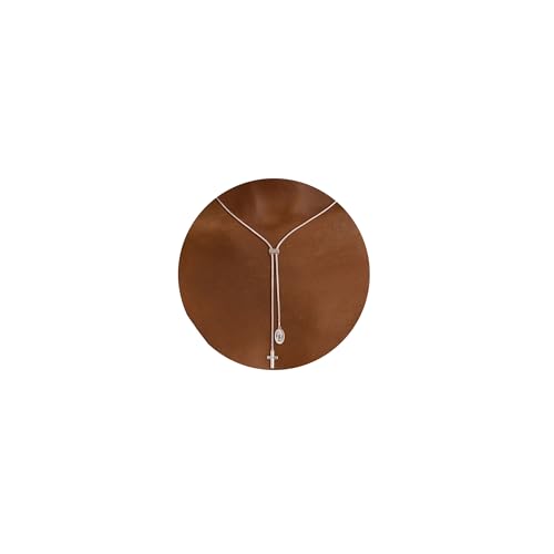 Image of CHESKY Long Necklaces for Women, 14k Gold Plated /Streling Silver Lariat Necklace Dainty Statement Prom Necklace Rosary Cross Sun Drop Pendant Dangle Necklace Gold Prom Jewelry for Women Gifts