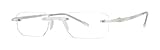 Scojo New York Gels Octagon Reading Glasses, Handmade Scratch Resistant Readers for Women and Men, Crystal - 2.00x