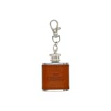 Pavilion Gift Company - Out Camping - Mini 1 Oz Drink Flask Keychain Novelty Camper Camp RV Tent Cabin Present