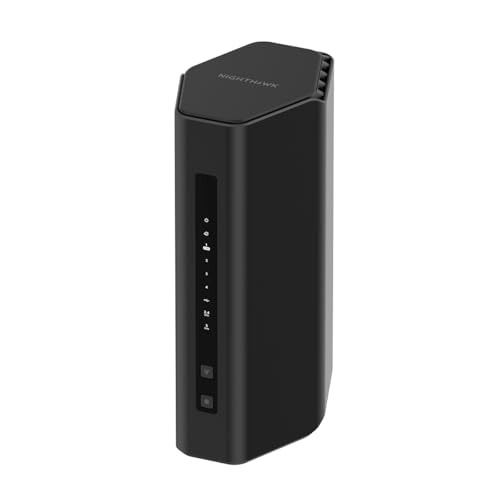 NETGEAR Nighthawk Dual-Band WiFi 7 Router (RS180) - Router Only, BE5500 Wireless Speed (up to 5.5 Gbps) - Covers up to 2,500 sq. ft., 80 Devices - 2.5 Gig Internet Port – Free Expert Help by NETGEAR - Used condition - US$119.28