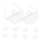 Veemoon 10 Stück Teiliges Transparenter Klarer Küchennasen Schutz Spuckschutz Offen...