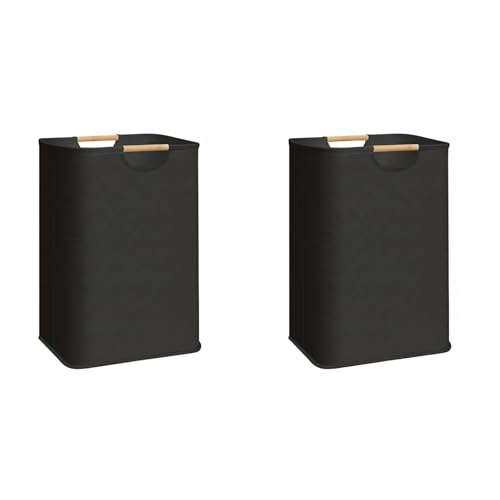 Panier à linge pliable grande capacité bac à linge imperméable 80L - 2