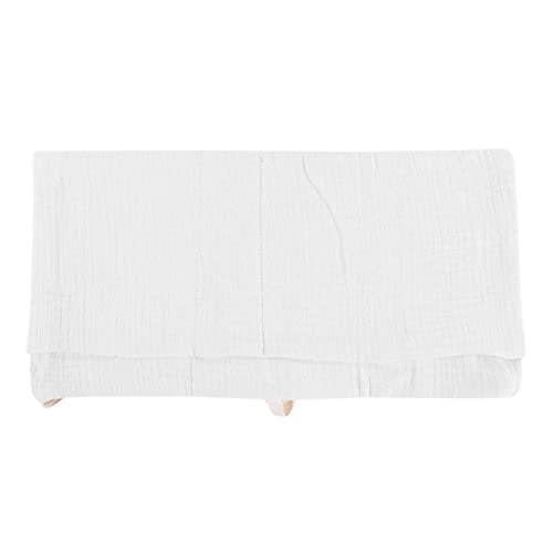 QXPDD Baby Kinderzimmer Organizer Baby Windel Caddy Hängeorganizer für Kleidung Windeln Spielzeug, Hängen an Krippe, Wickeltisch oder Wand,Weiß