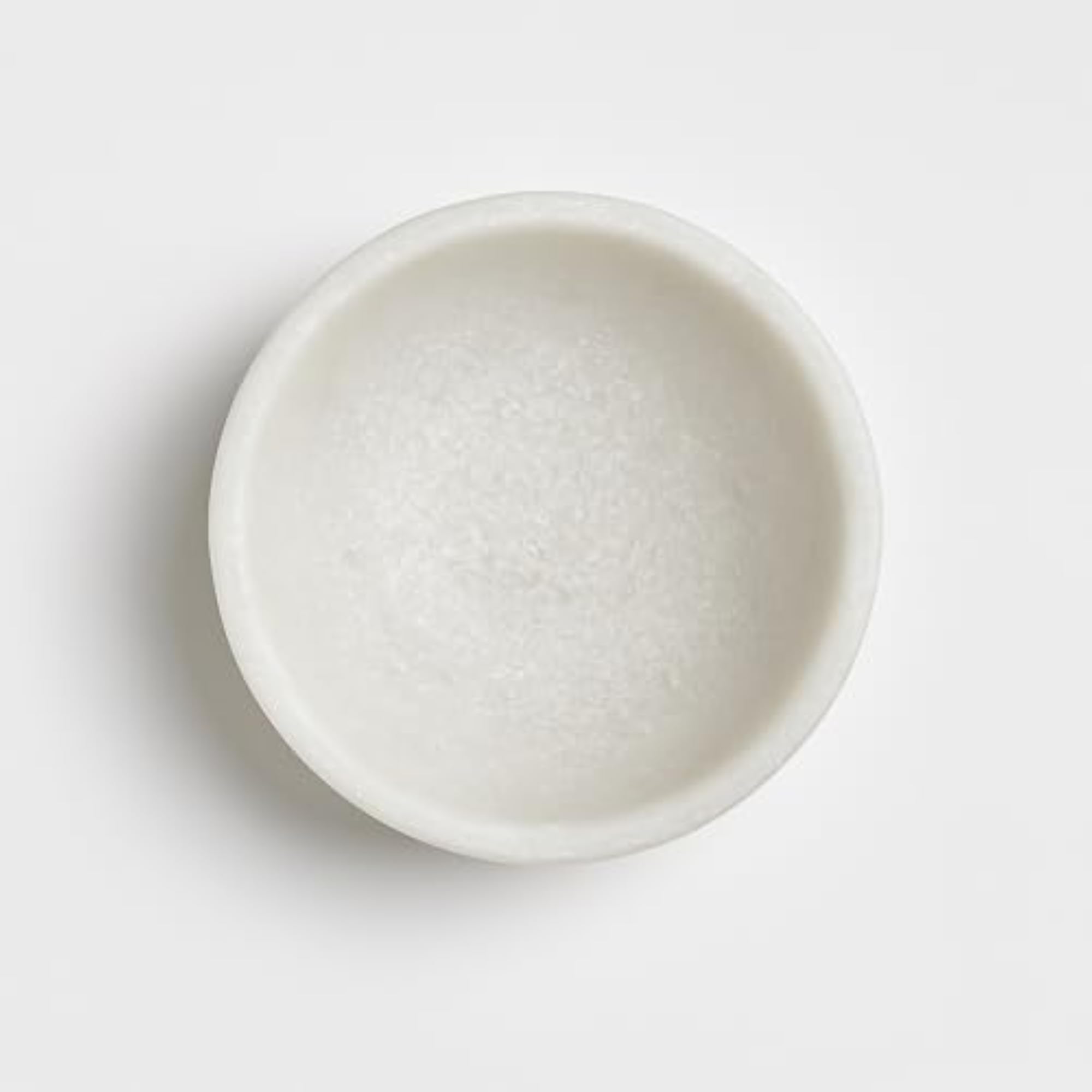 Handcrafted White Marble Multipurpose Bowl for Kitchen