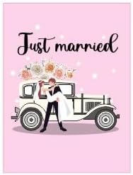 ETA 3D Pop-Up Just Married Card – Handmade Wedding Car Greeting Card with Bride & Groom – Romantic Wedding, Engagement, Anniversary, or Bridal Gift – Includes Envelope, W11 - Image 4
