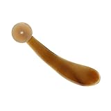 VALICLUD Massageroller Aus Horn Mit Schabefunktion Robuster Manueller Massagegerät Für Entspannende Muskelbehandlung Praktisch Und Einfach Der Anwendung Für Tägliche Anwendung Bei