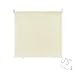 YUENFONG Estor para exterior Toldo Vertical Enrollable para balcón protección Privacidad Persianas Enrollables estor de sombra, protección UV (140 X 140cm, Beige)