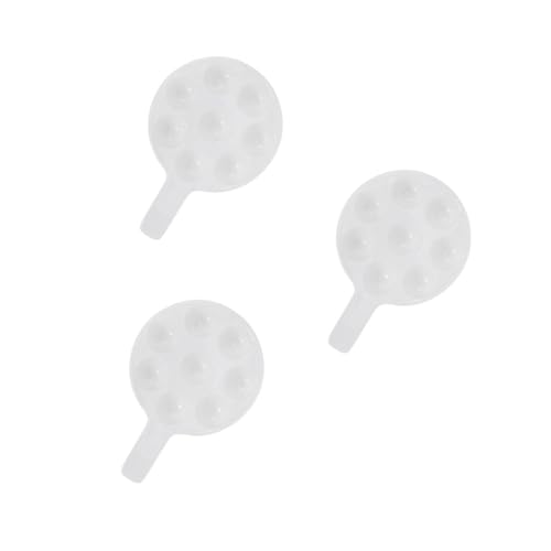 KOCKSHION 3 Piezas Bandeja De Caracoles Escargot Bandejas Para Hornear Bandejas De Aluminio Plato De Hornear Bandeja De Refrigerios Moldes Para Pasteles Con Tapa Sartenes Cerámica Black