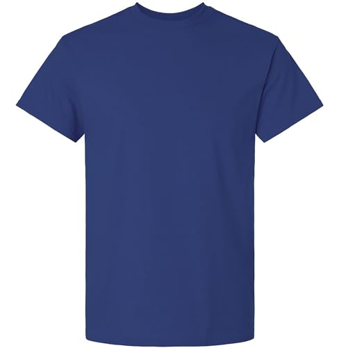 Joe's USA Men's Heavyweight Ultra Cotton Wholesale T-Shirts -XL-Metro Blue