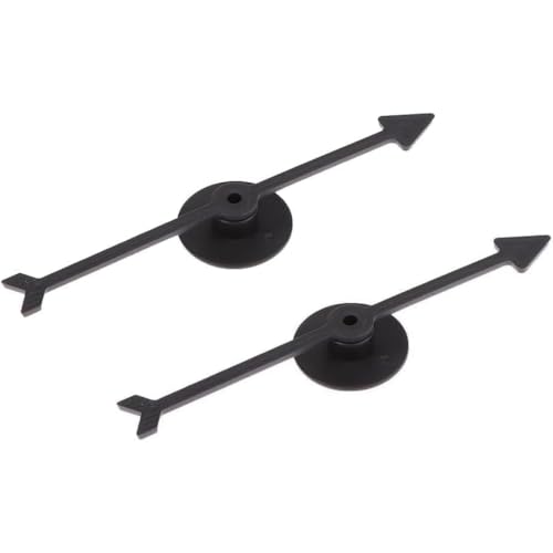 Zenarao Game Spinner, 2Pcs Spinner Game Engaging Board Arrow Set Home and School Party Spinners Craft (Black)