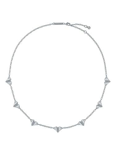 Image of Ted Baker Helena Flutter Heart Necklace for Women (Silver)