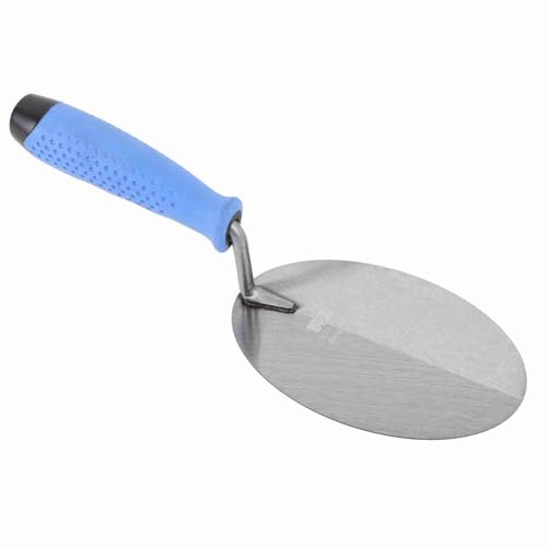 YWBL-WH Paleta de Enyesado Herramienta de Acabado de Paneles de Yeso de Acero con Alto Contenido de Carbono 110 X 295 X 1,2 Mm con Ergonómico para Decoración de Edificios de Mampostería (S)