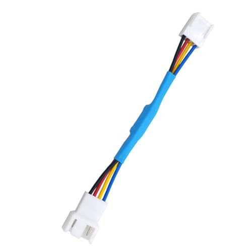 4Pin ファンアダプターケーブル 温度制御電源ケーブル, 青