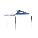Logo Brands NCAA Kentucky Wildcats 12x12 Solo Up Canopy – 144 Square Feet of Shade – One-Person Easy Setup, UV-50 Protection, Rolling Storage Bag – Perfect Tent for Tailgates and Outdoor Events