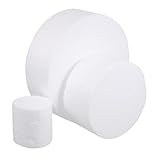 TIDTALEO 3個 ケーキ練習用フォームダミー 厚さ 軽量で塗装 接着可能 ケーキ装飾やデコレーション練習に