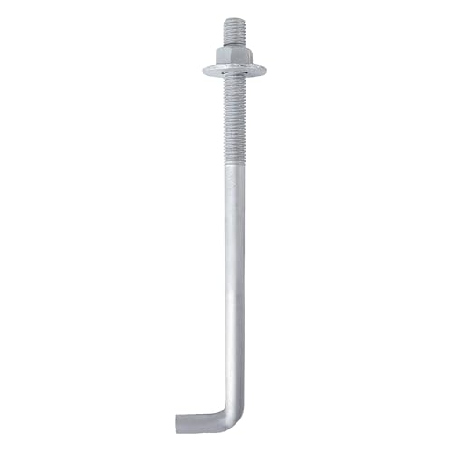 1/2 inch x 12 inch Concrete Anchor Bolts 25 Pack L Shaped Hot-Dip Galvanized