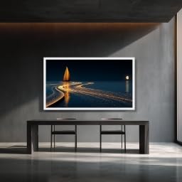Affiches et estampes de voiliers au clair de lune pour art mural 65x120 - 2