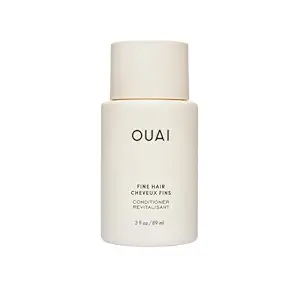 OUAI Fine Hair Conditioner Travel Size - Volumizing Conditioner for Fine Hair with Keratin, Biotin & Chia Seed Oil - Adds Softness, Bounce & Volume - Free from Parabens, Sulfates & Phthalates (3 Oz)
