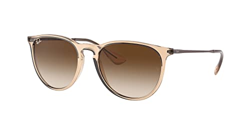 Ray-Ban RB4171 Sunglasses Bundle: RB 4171 ERIKA 651413 Erika Transparent Light Brown and Eyewear Cleaning Kit