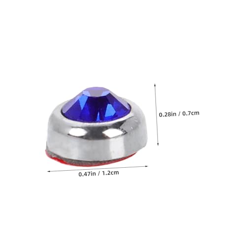 6PCS Bling Car Crystal Rhinestone Stickers for Interior Decoration Stylish Auto Accessories for Women Easy Application Flat Back Round Gems Diverse Color Choices for Personal Style2