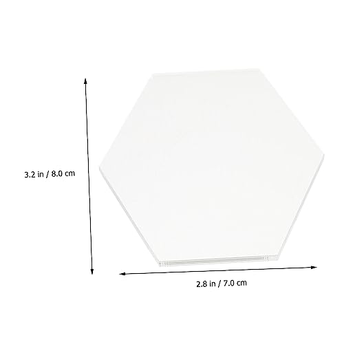 MAGICLULU 10stücke Acryl-zeichenbrett Transparent Acryl-dekorationsbrett Kunststoff-zeichenbrett -diy-brett Für Bastelprojekte Wasserabweisend Und Einfach Zu Reinigen