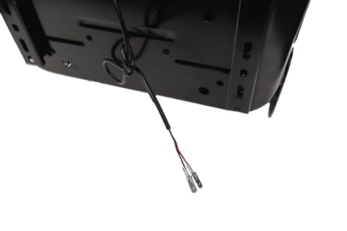 Gepolsterter Sitz mit Federung für Kettenfahrzeuge und Gabelstapler. Artikelnummer: 38026.