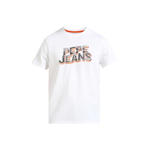 Image of Pepe Jeans Men T-Shirt|Cotton|Slim Fit