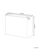 Zoom IMG-2 beliani vaso di fiori rettangolare Zoom IMG-2 beliani vaso di fiori rettangolare