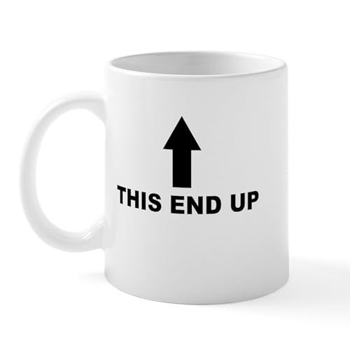 Taza de cerámica 11 oz blanca miniatura 1