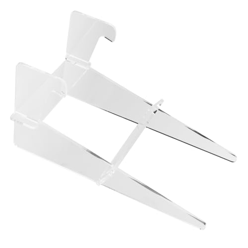 KICHOUSE Cookbook Holder Acrylic Book Stand Multi-use Recipe Stand for Kitchen Sturdy Easy to Cle