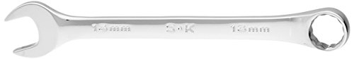 Sk Professional Tools 88313 12-Point Fractional Wrench - Regular, 13Mm Combination Chrome Wrench With Superkrome Finish, Made In Usa #TOP22
