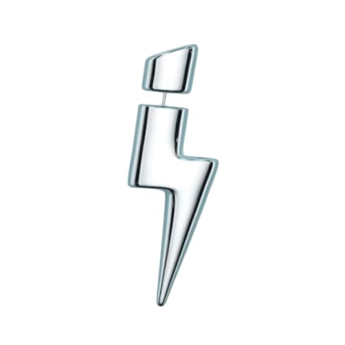 French Retro Geometric Four-Pointed Star Ear Studs European Advanced Anti-sensiti Front and Back Earrings4