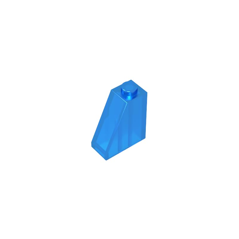 Gobricks 60481 Slope Brick 2x1x2 65ยฐ Sloped Brick 50 Pieces GDS-618 Compatible with Lego Building Blocks Color:Trans-Dark Blue 43