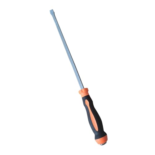 Destornilladores ranurados extralargos, destornillador de 15 pulgadas (380 mm), mango de goma, herramienta de mano de reparación, puntas de destornillador largas
