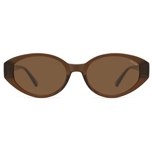SOJOS Retro Oval Polarized Sunglasses for Women Cat Eye Shades SJ2608 by SOJOS - Used condition - Image 2