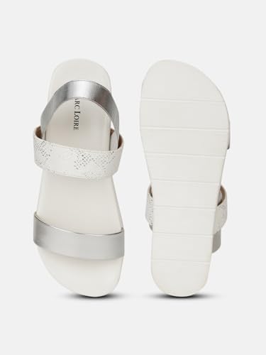 Image of Marc Loire Women Platform Heel Fashion Sandal With Slingback Strap; Casual Footwear
