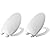 MAYFAIR 1880SLOW 000 Caswell Toilet Seat will Slowly Close and Never Loosen, ELONGATED, Long Lasting Plastic, White & Bemis 1500EC 390 Lift-Off Wood Elongated Toilet Seat, 1 Pack, Cotton White